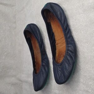Tieks Cobalt Blue Custom Ballet Flats Womens 7 Cute Good Pre Owend Condition Guc